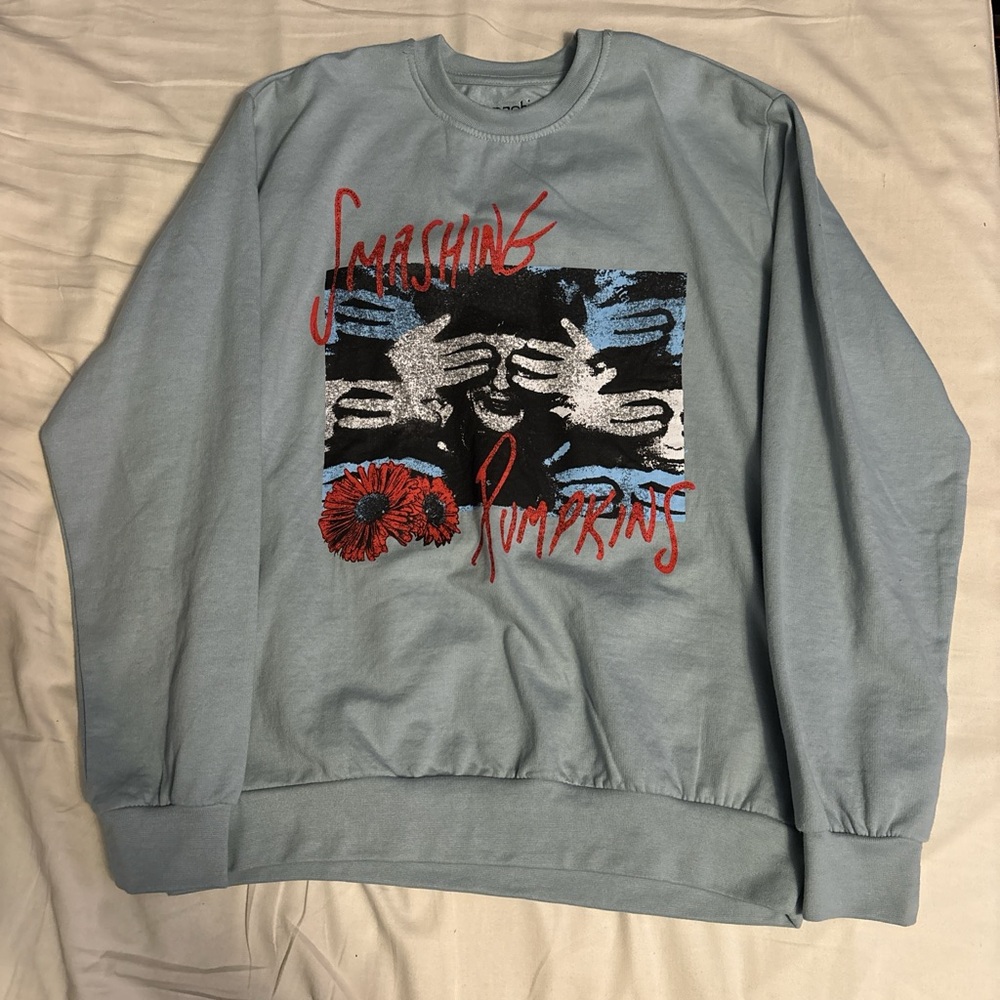 Blue Smashing Pumpkins Graphic Men's Sweater